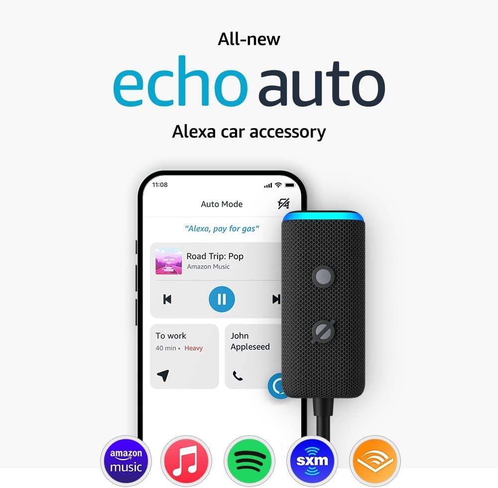 Upgrade Your Car with All-New Echo Auto (2nd Gen) – Add Alexa to Your Drive